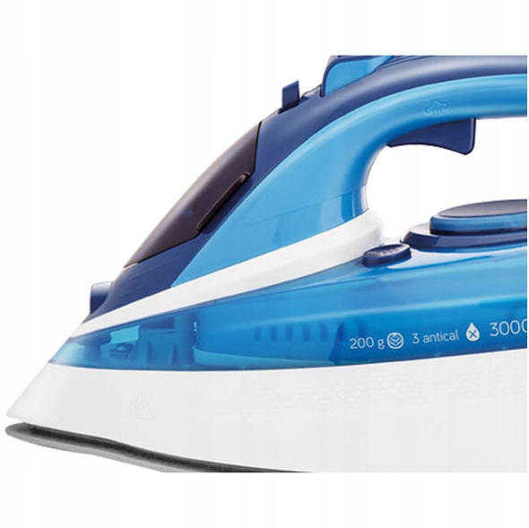 Fier de calcat Zilan ZLN2908 Albastru, 3000W, talpa ceramica, temperatura ajustabila
