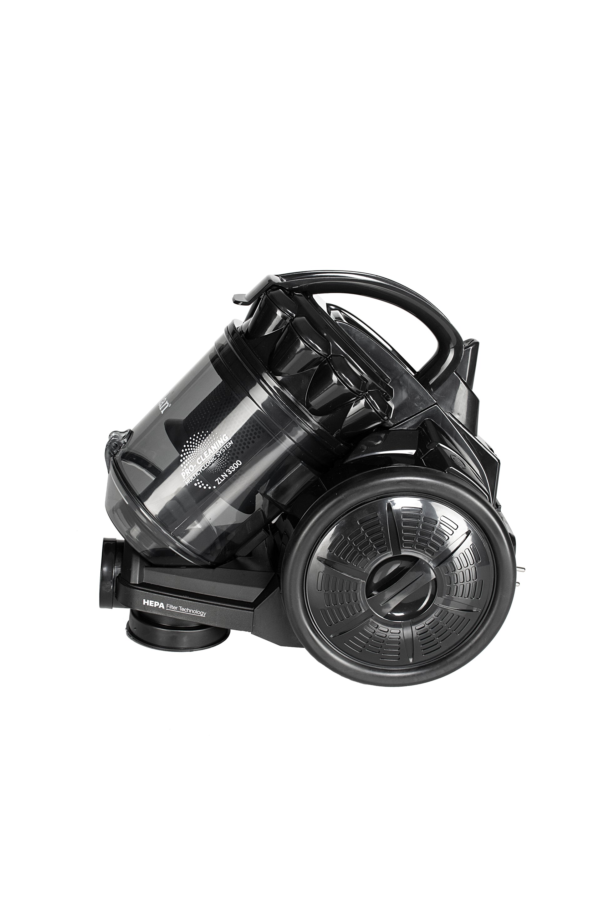 Aspirator fara sac Zilan ZLN3300 Negru, 700W, filtru HEPA 13 si control flux de aer pe maner