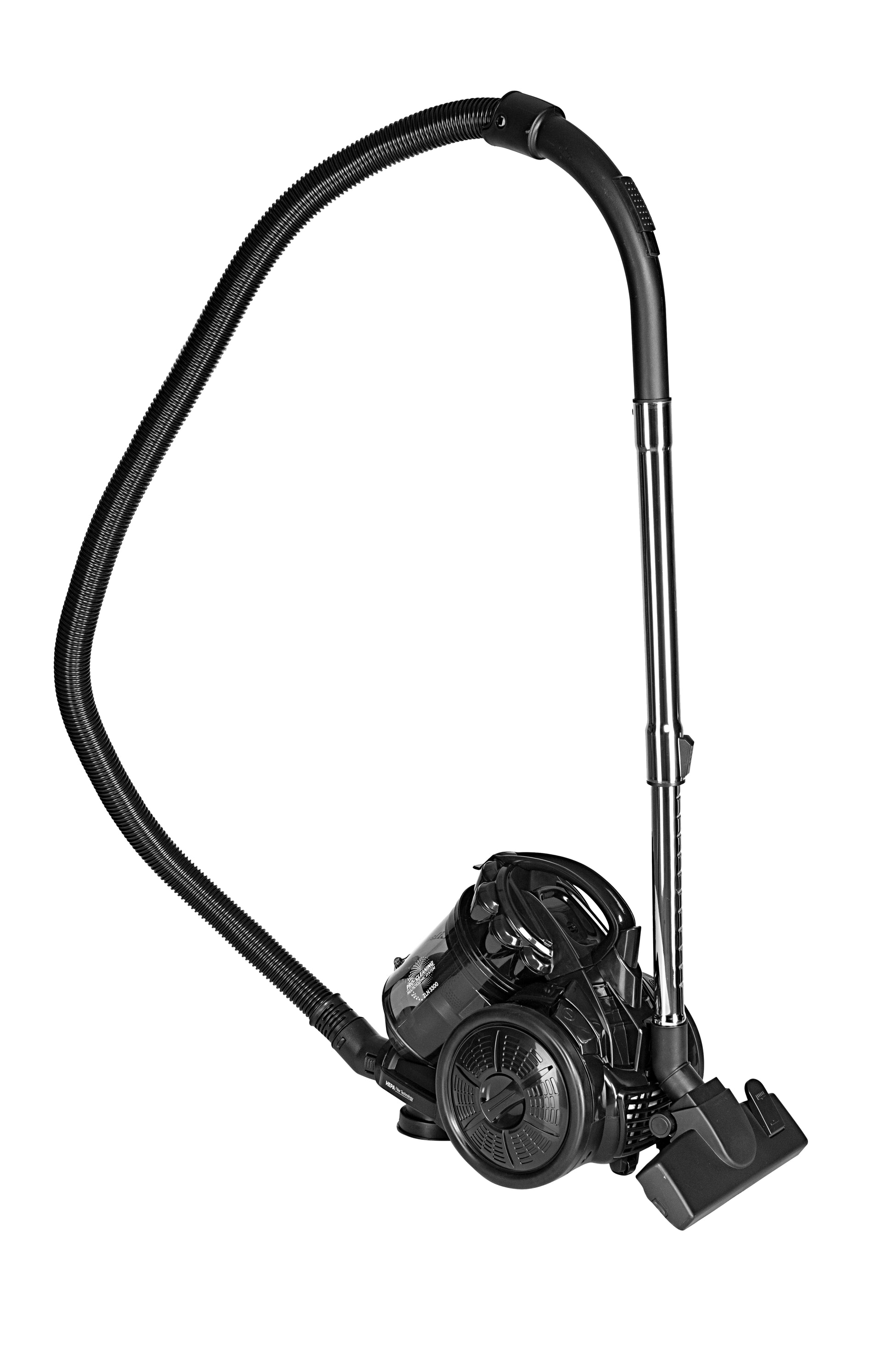 Aspirator fara sac Zilan ZLN3300 Negru, 700W, filtru HEPA 13 si control flux de aer pe maner