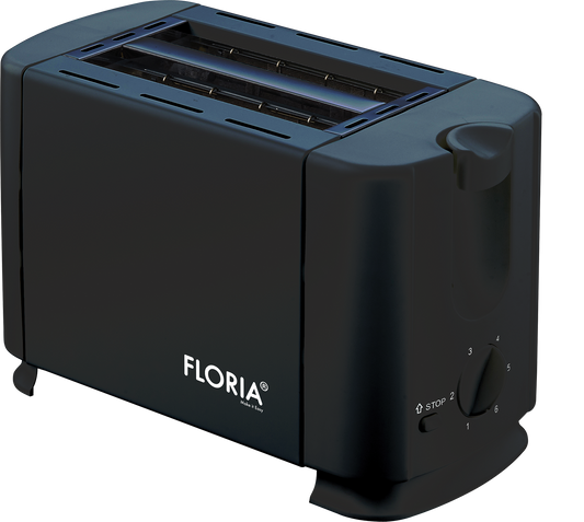 Prajitor de paine Floria ZLN2120 Negru, 700W, 7 nivele de control al temperaturii, buton de oprire