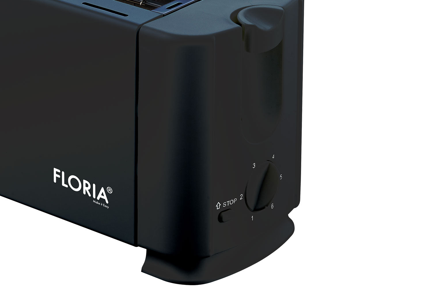 Prajitor de paine Floria ZLN2120 Negru, 700W, 7 nivele de control al temperaturii, buton de oprire