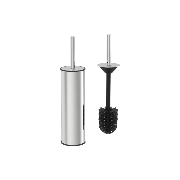 Set de baie Zilan ZLN4605 4 in 1 din inox cu cos menajer de 3 litri, perie WC, suport sapun lichid, suport periute de dinti