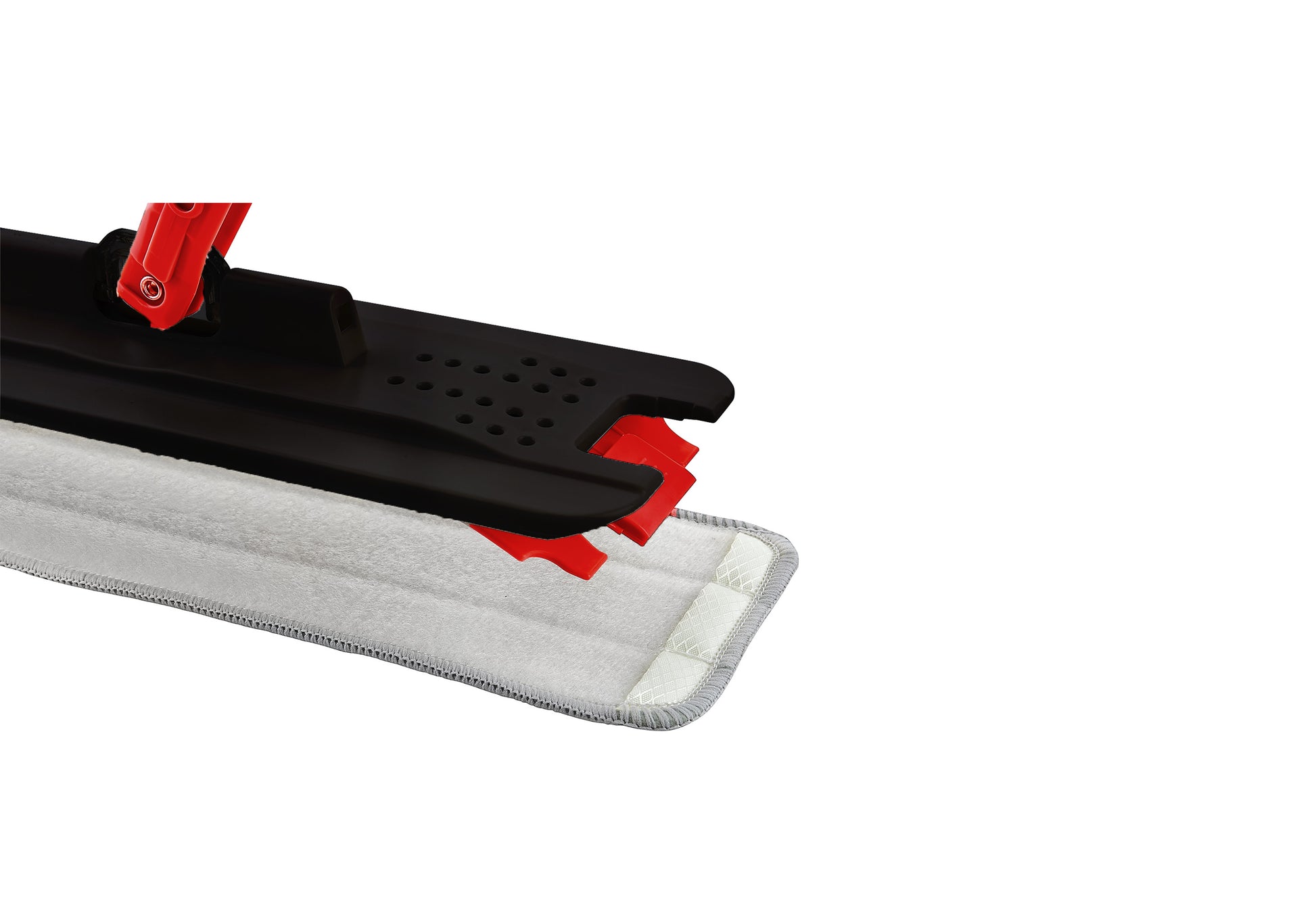 Mop de curatenie Lisa ZLN4643 Negru, galeata de 8 l cu scurgere laterala si laveta detasabila