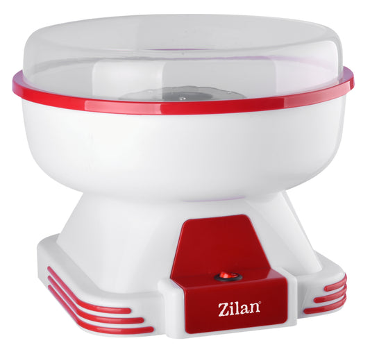 Aparat pentru facut vata de zahar Zilan ZLN3394 Rosu, putere 500W, preparare in 5 minute
