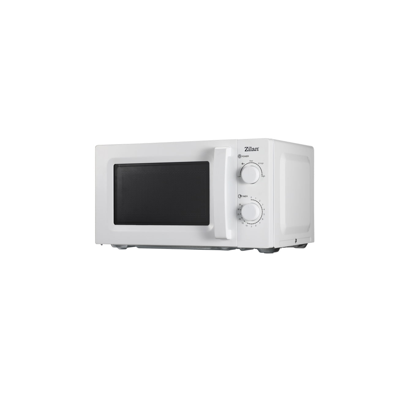 Cuptor cu microunde Zilan ZLN4667 Alb, putere 600 W, 20L, Timer