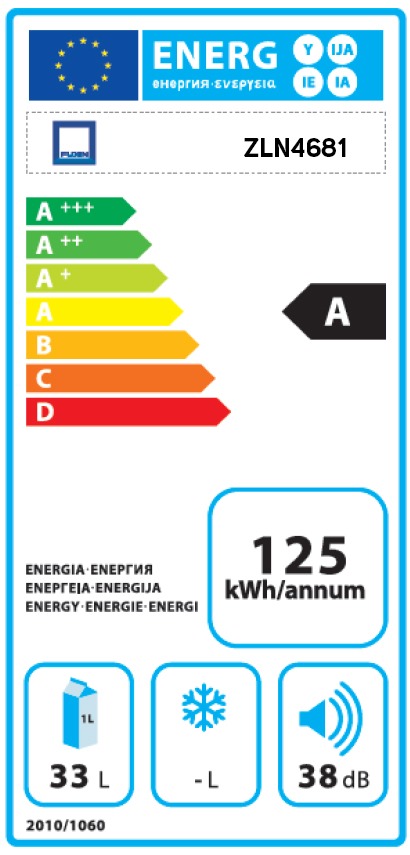Frigider pentru vinuri Zilan ZLN4681 Negru, 33L, 50W, iluminare interioara