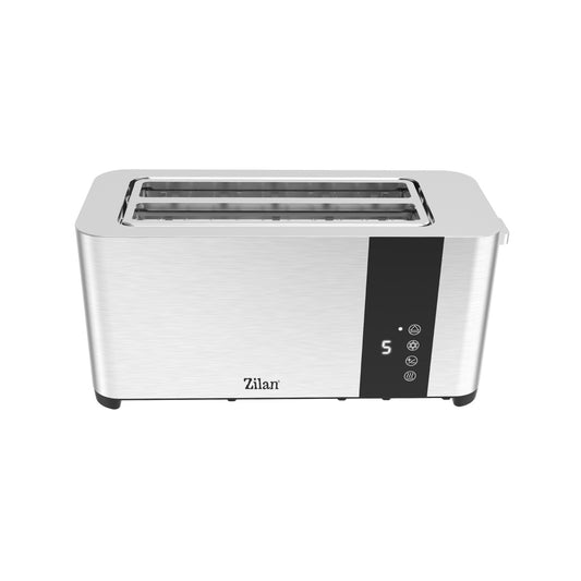 Prajitor de paine Zilan ZLN6234 Argintiun, ecran digital si tactil, putere 1400W, inox