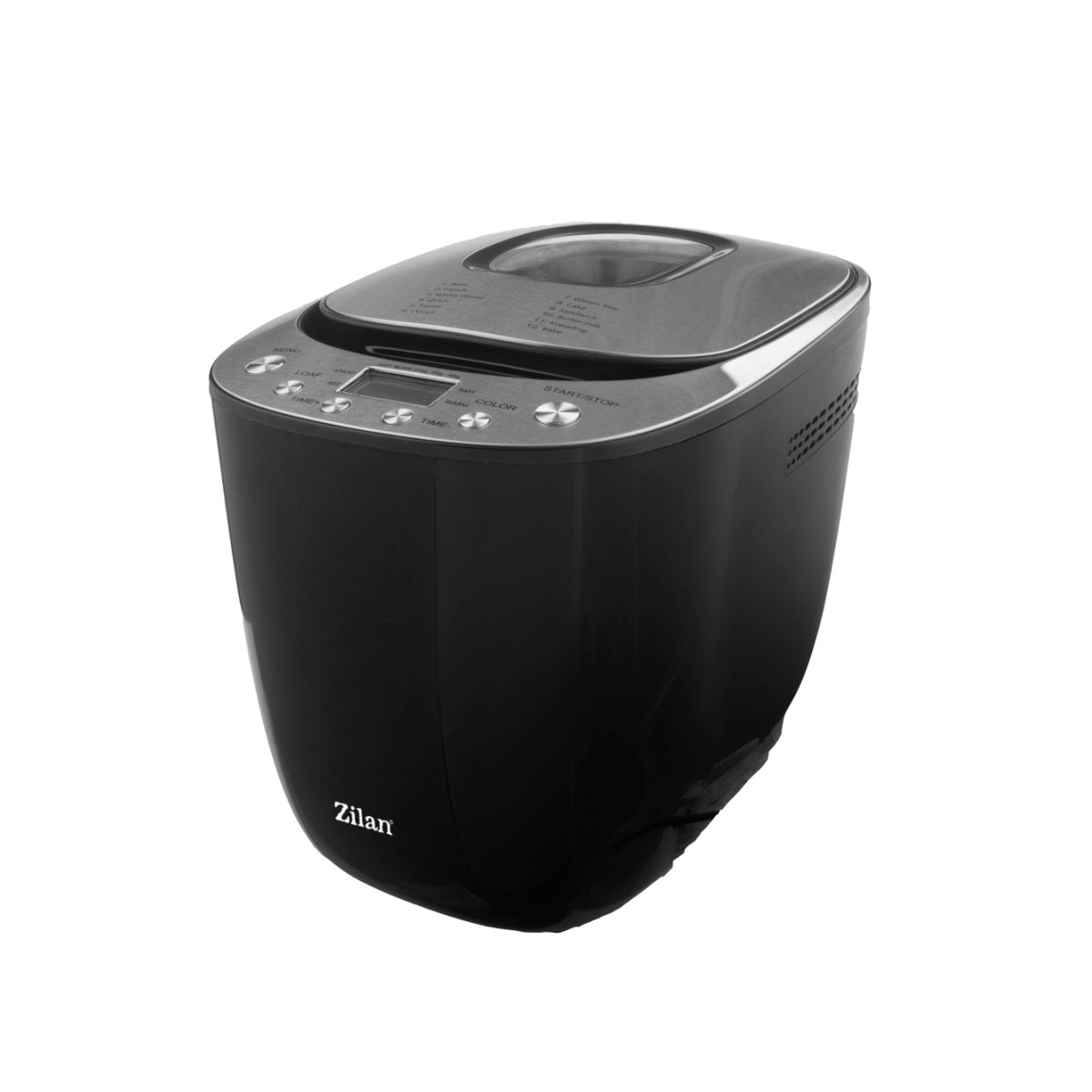 Masina de facut paine Zilan ZLN5213 Negru, putere 550W, ecran digital, coacere ajustabila