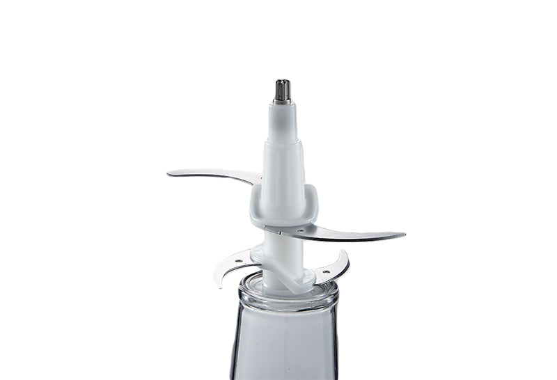 Tocator legume-fructe ZILAN ZLN-3888, Putere 300W, Vas din sticla 1.6L, 4 lame inox, 2 trepte de viteza
