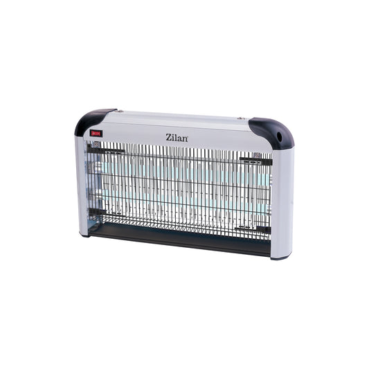 Aparat electric anti-insecte Zilan ZLN7071 Gri, doua lampi  cu UV, buton de pornire si oprire