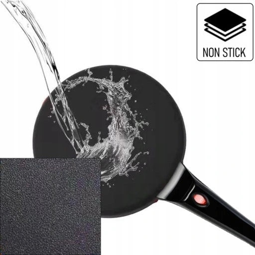 Aparat pentru facut clatite Floria ZLN7910 Negru, 700W, cu diamentru de 20 cm