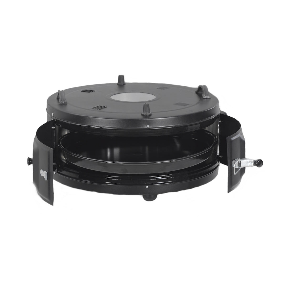 Cuptor rotund Zilan ZLN8917 Negru, putere 1200W, diametru 45 cm
