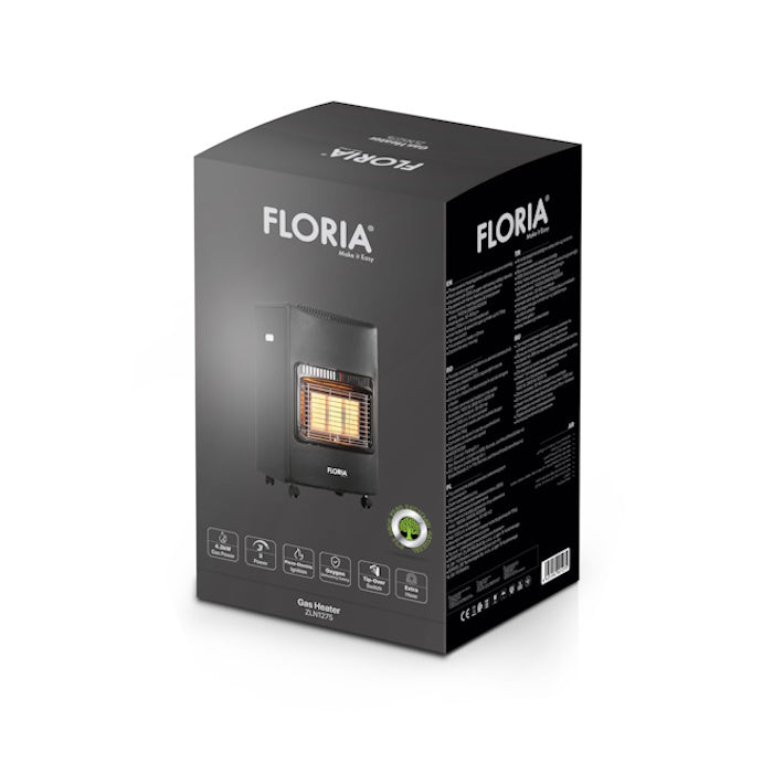 Soba pe gaz Floria ZLN1275, putere 4200W, 3 trepte de putere, furtun inclus