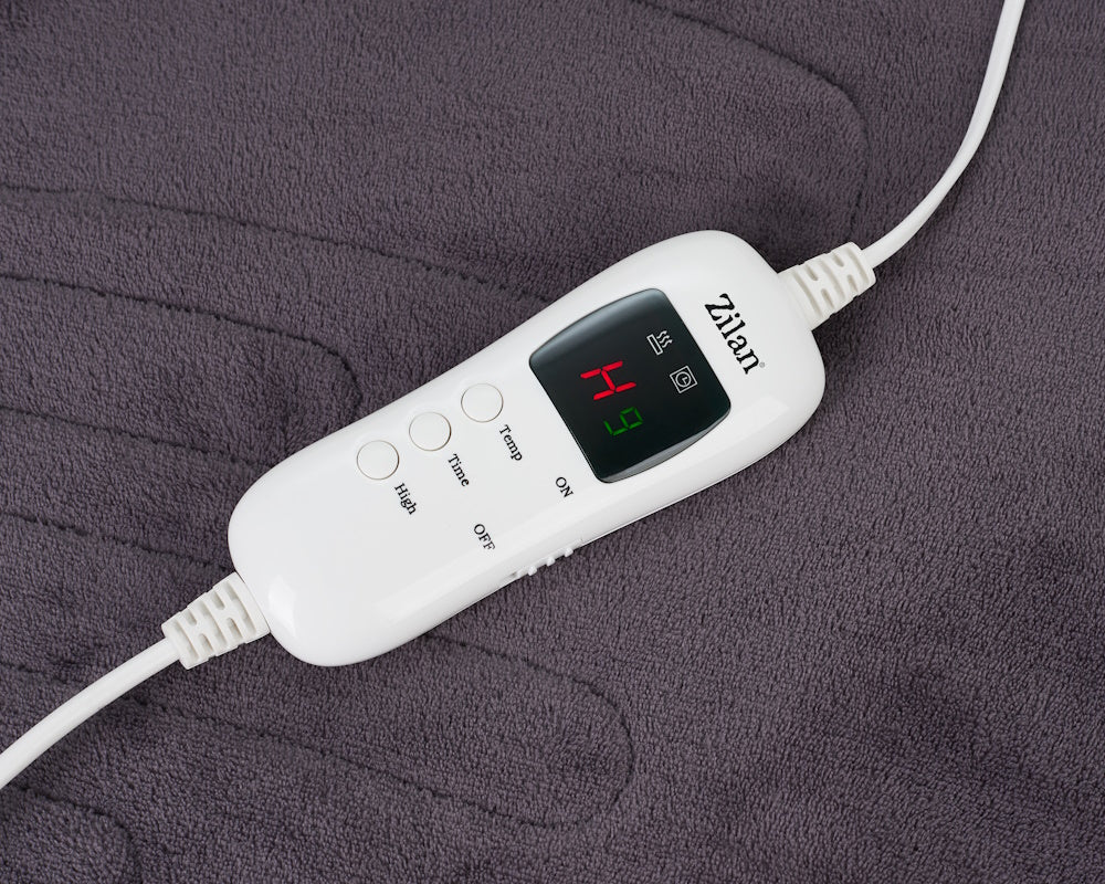 Patura electrica dubla Zilan ZLN0096, 9 trepte de putere, dimensiune 180x160 cm