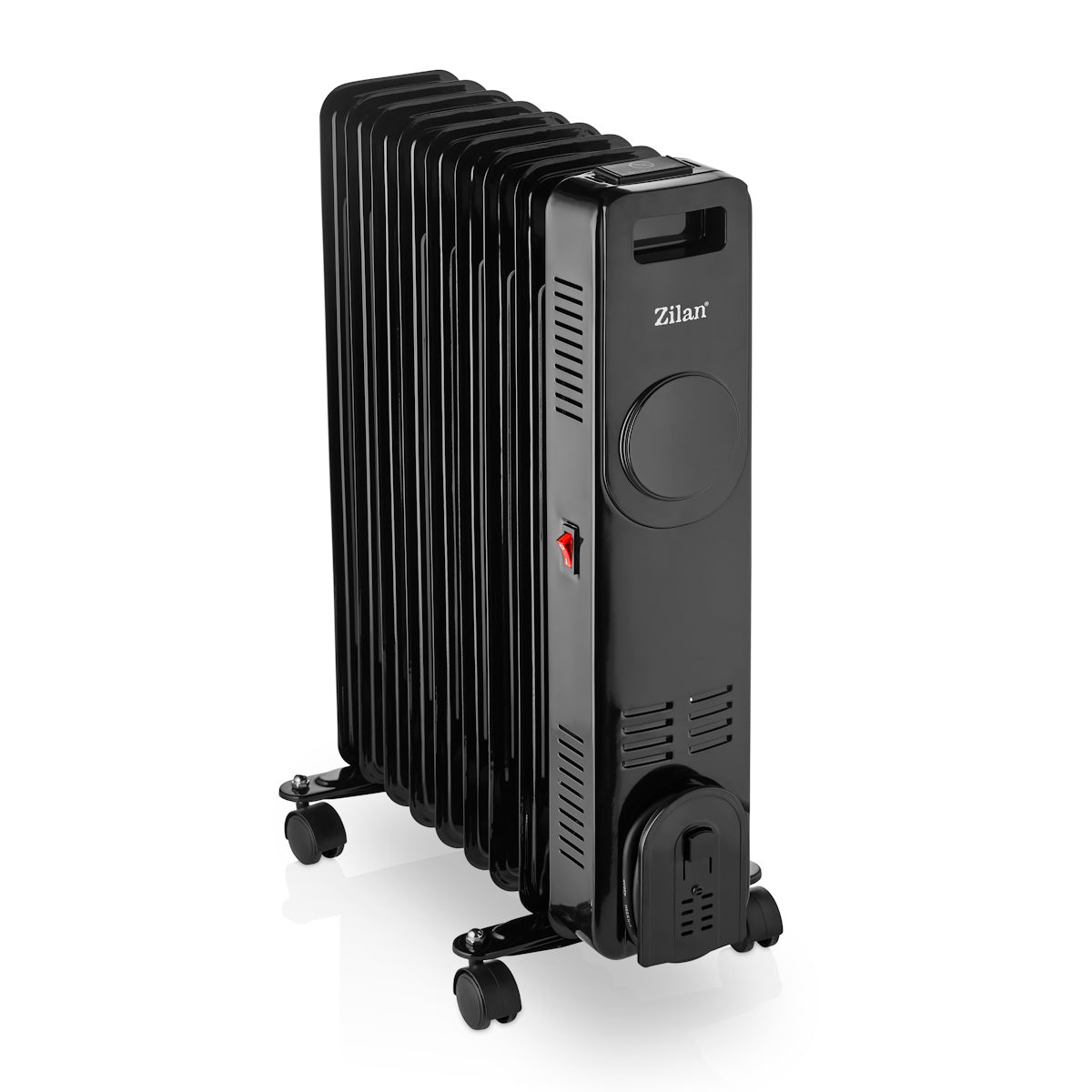Calorifer Zilan ZLN8416 Negru cu 9 elementi, putere 2000W, indicator led