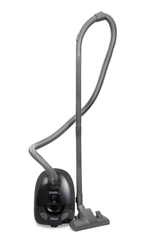 Aspirator cu sac ZILAN ZLN-8471ERP,Negru Capacitate sac textil 2.0 l, Putere 890W, Cordon electric retractabil 5 m