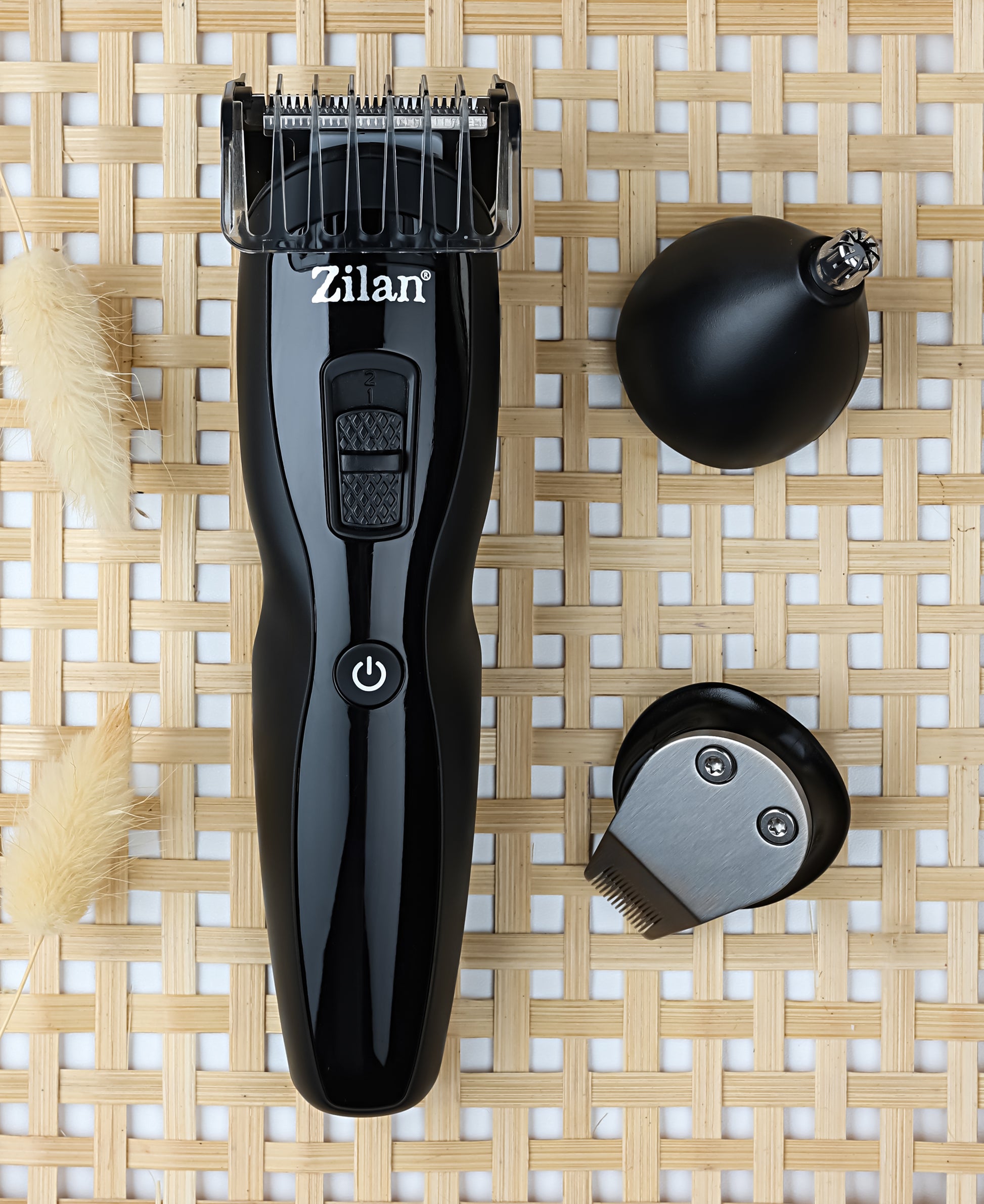 Aparat de tuns 4 in 1 Zilan ZLN8719, capat ajustabil int 1 si 10 mm, capat de nas si doua trimmere