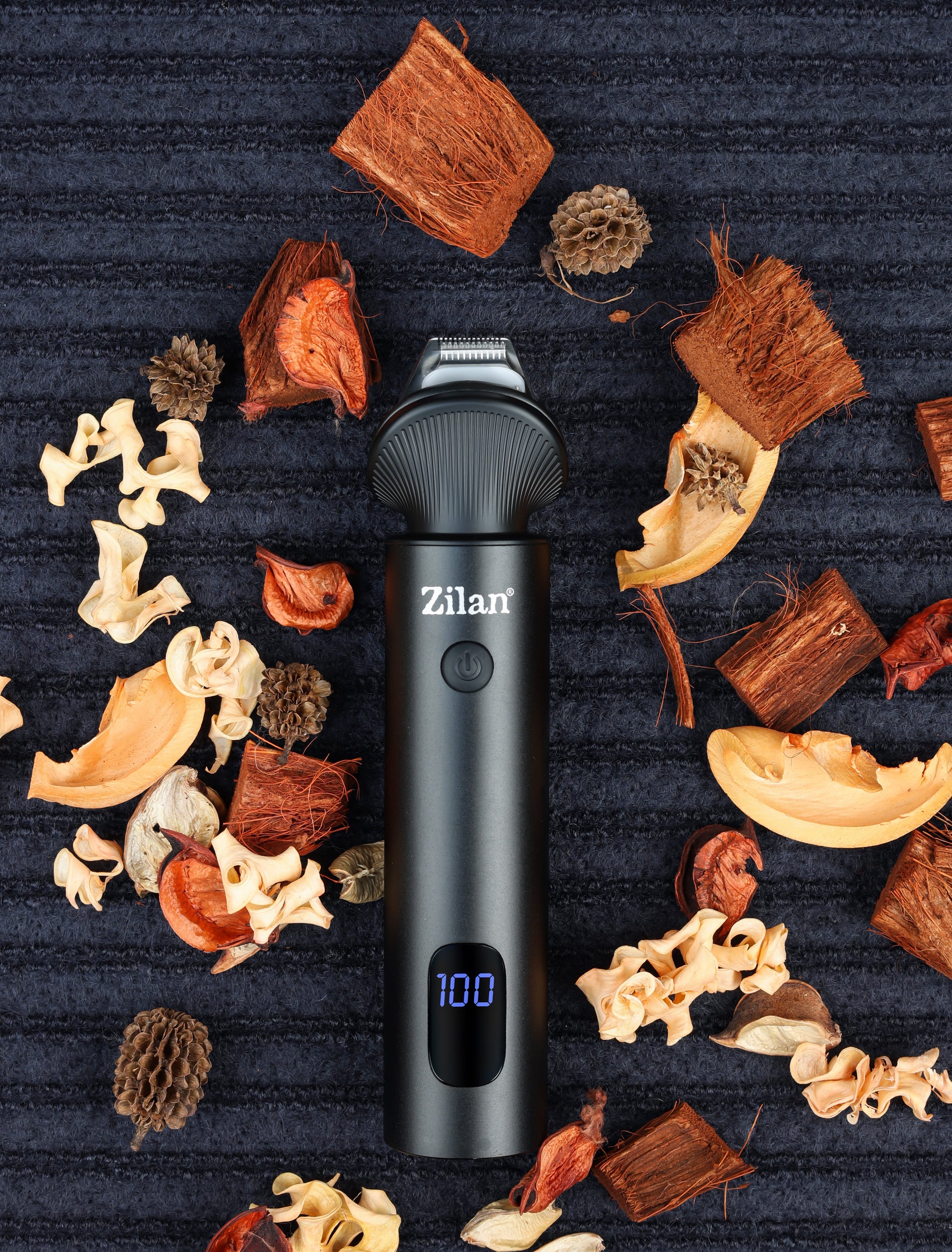 Aparat de tuns ZIlan ZLN8672, autonomie de 140-170 de minute, 6 capete diferite si 7 nivele de tundere