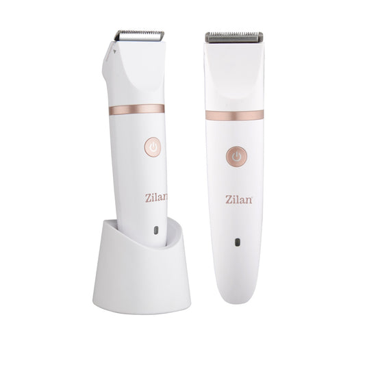 Aparat de epilat Zilan ZLN8740 Alb, 3 capete de epilare, 3 nivele de taiere, perie pentru curatare