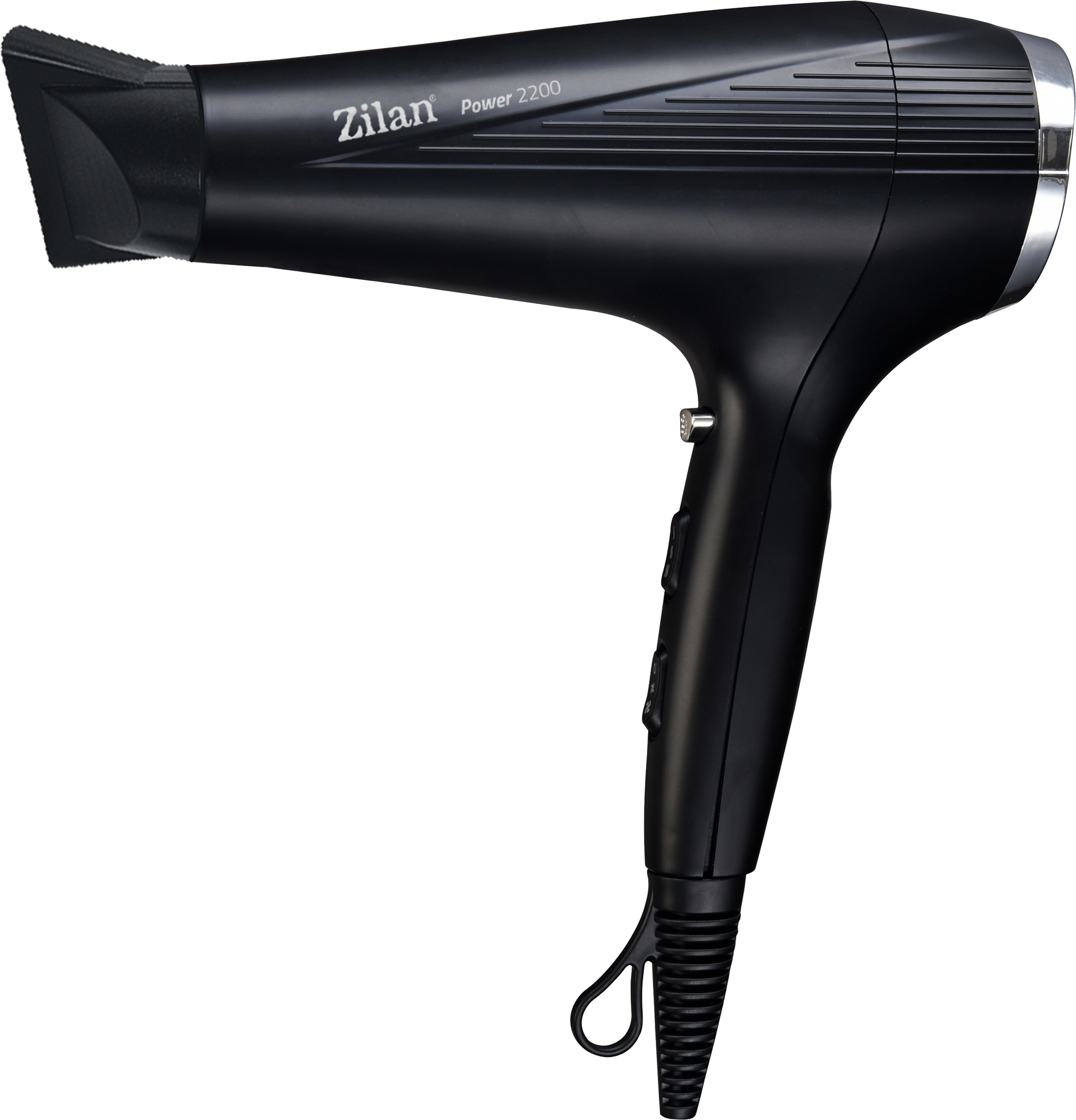 Uscator de par Zilan ZLN9389, 2200W, 2 trepte de viteza, 3 trepte de temperatura, cu aer cald si rece, Negru