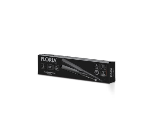 Placa de par Floria ZLN9440 pentru indreptat, temperatura maxima de 200 grade, 62W, Negru