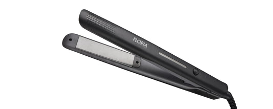Placa Floria ZLN9457 pentru indreptat parul, temperatura maxima de 200 grade, 30W, Negru