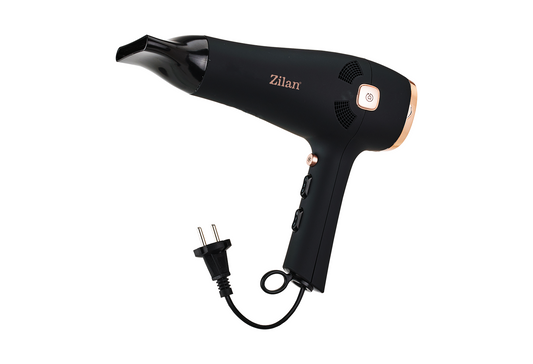 Uscator de par Zilan ZLN9143, 3 trepte de temperatura, 2 trepte de viteze, functie de ionizare