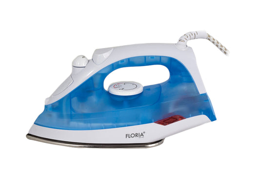 Fier de calcat Floria ZLN9686, 1600W, capacitate 180ml, temperatura reglabila, talpa din inox