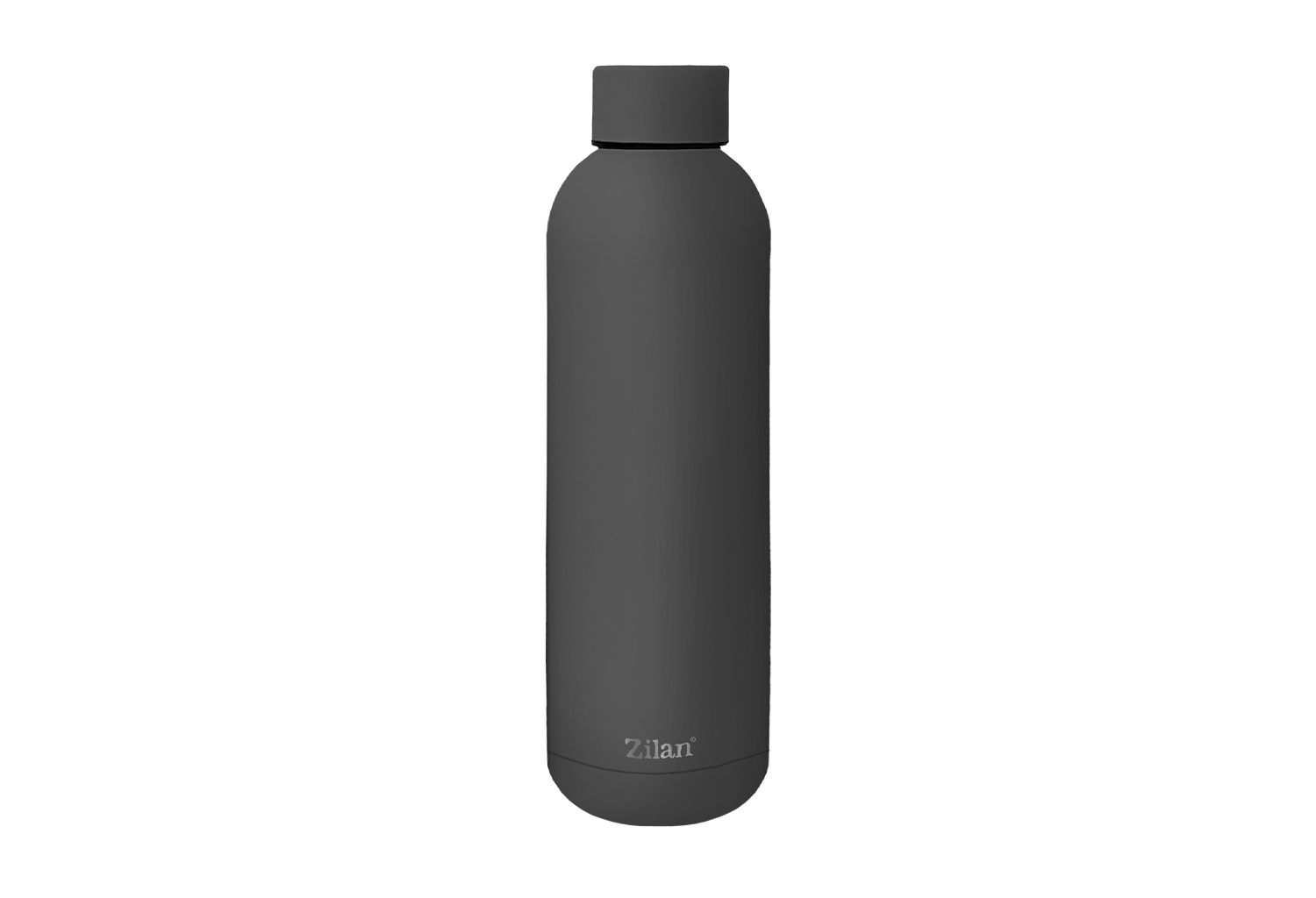 Termos Zilan ZLN9841 tip sticla sport, capacitate 500ml, interior din inox, pereti dublii, gri