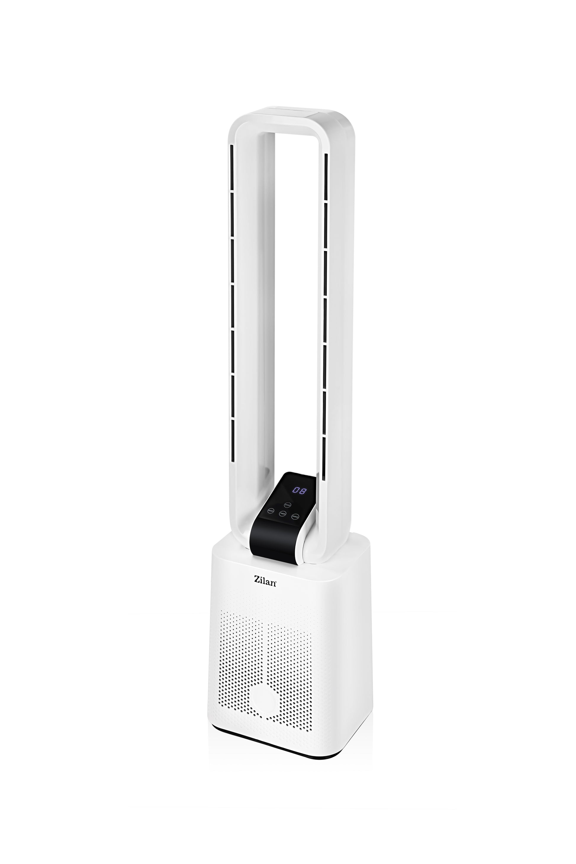 Ventilator turn Zilan ZLN1085 fara palete, Timer, Display LED, Telecomanda, 50W