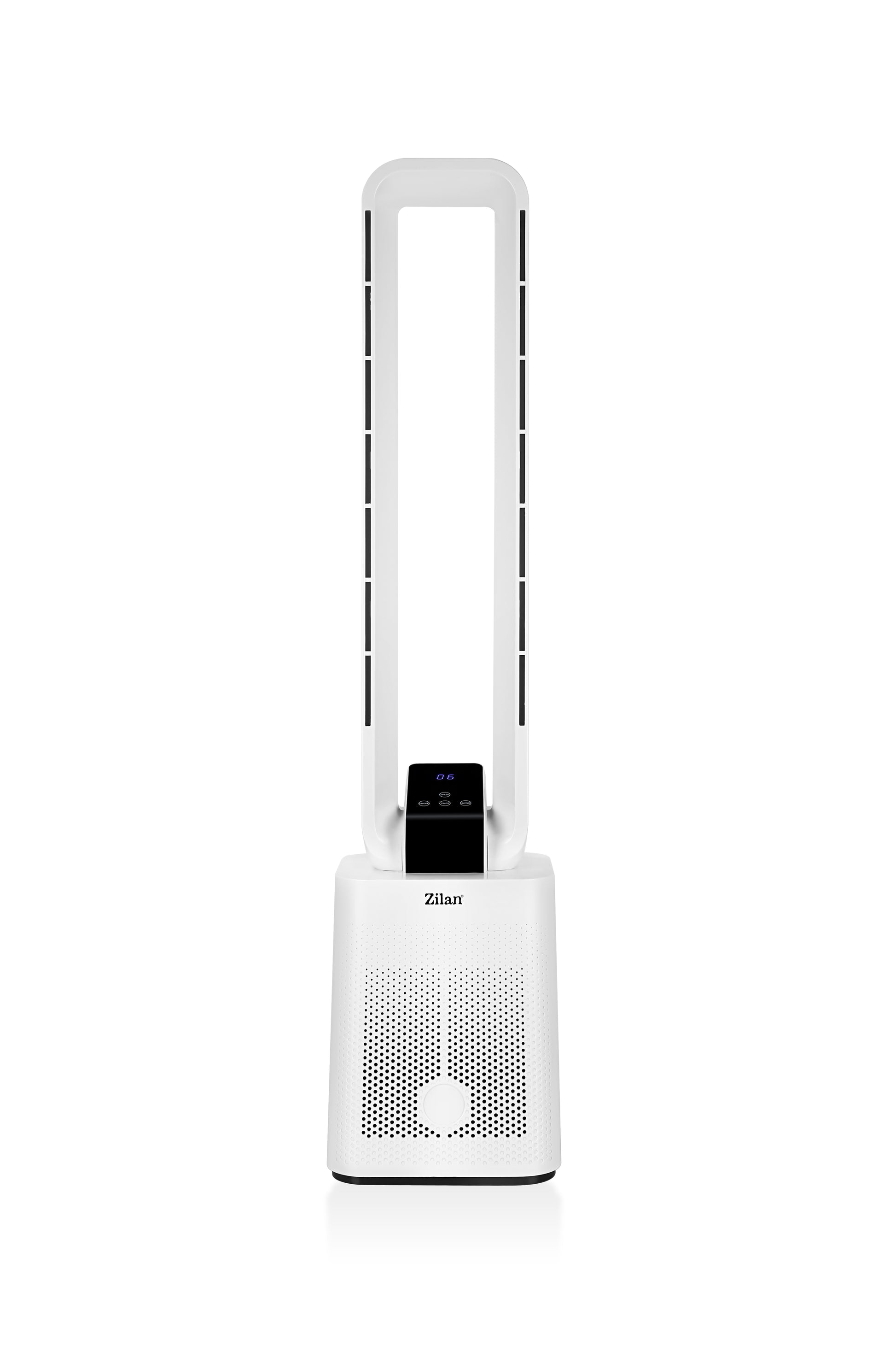 Ventilator turn Zilan ZLN1085 fara palete, Timer, Display LED, Telecomanda, 50W