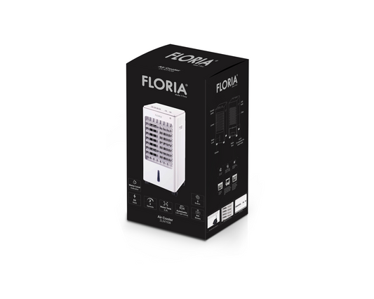 Racitor de aer Floria ZLN1108, Capacitate 2.5 L, 3 trepte de viteza, 2 recipiente pentru gheata, 65W