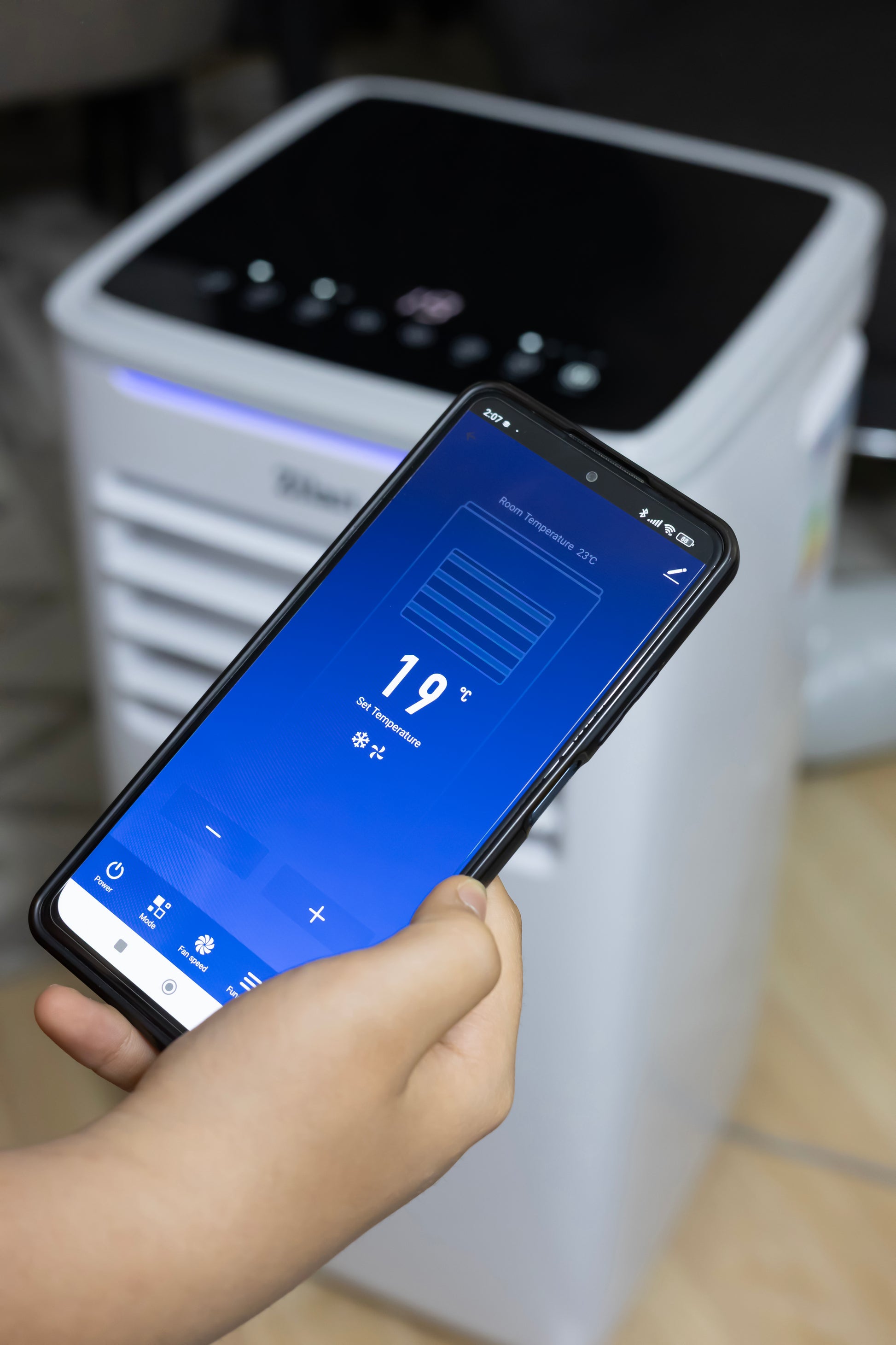 Aer conditionat mobil Zilan ZLN1047 3 in 1, 9000Btu/h, Timer, Display LED, temperatura 7-35 grade C