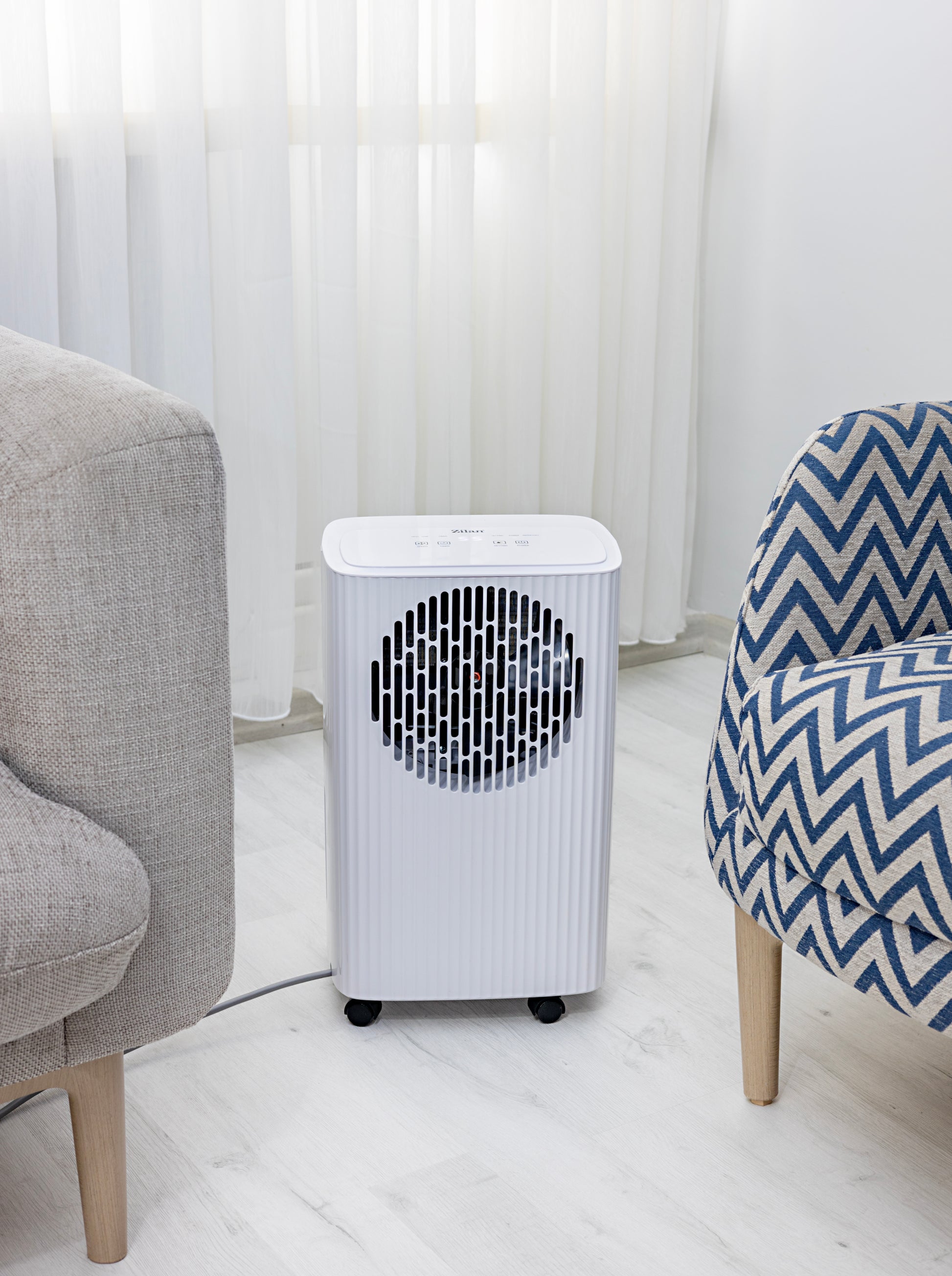 Dezumidificator aer Zilan ZLN1061, Timer, capacitate 10L la 24 de ore, Humidistat reglabil