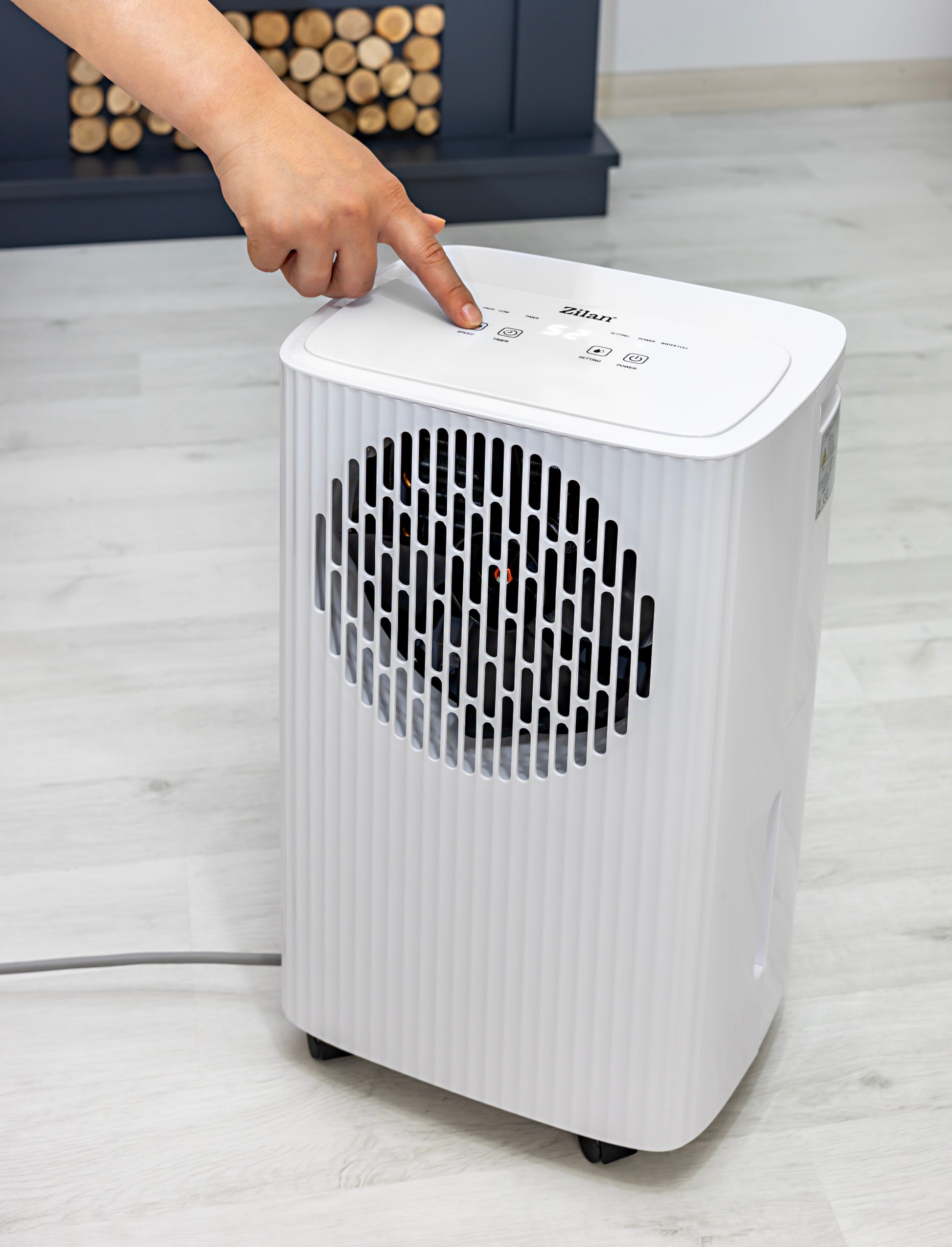 Dezumidificator aer Zilan ZLN1061, Timer, capacitate 10L la 24 de ore, Humidistat reglabil
