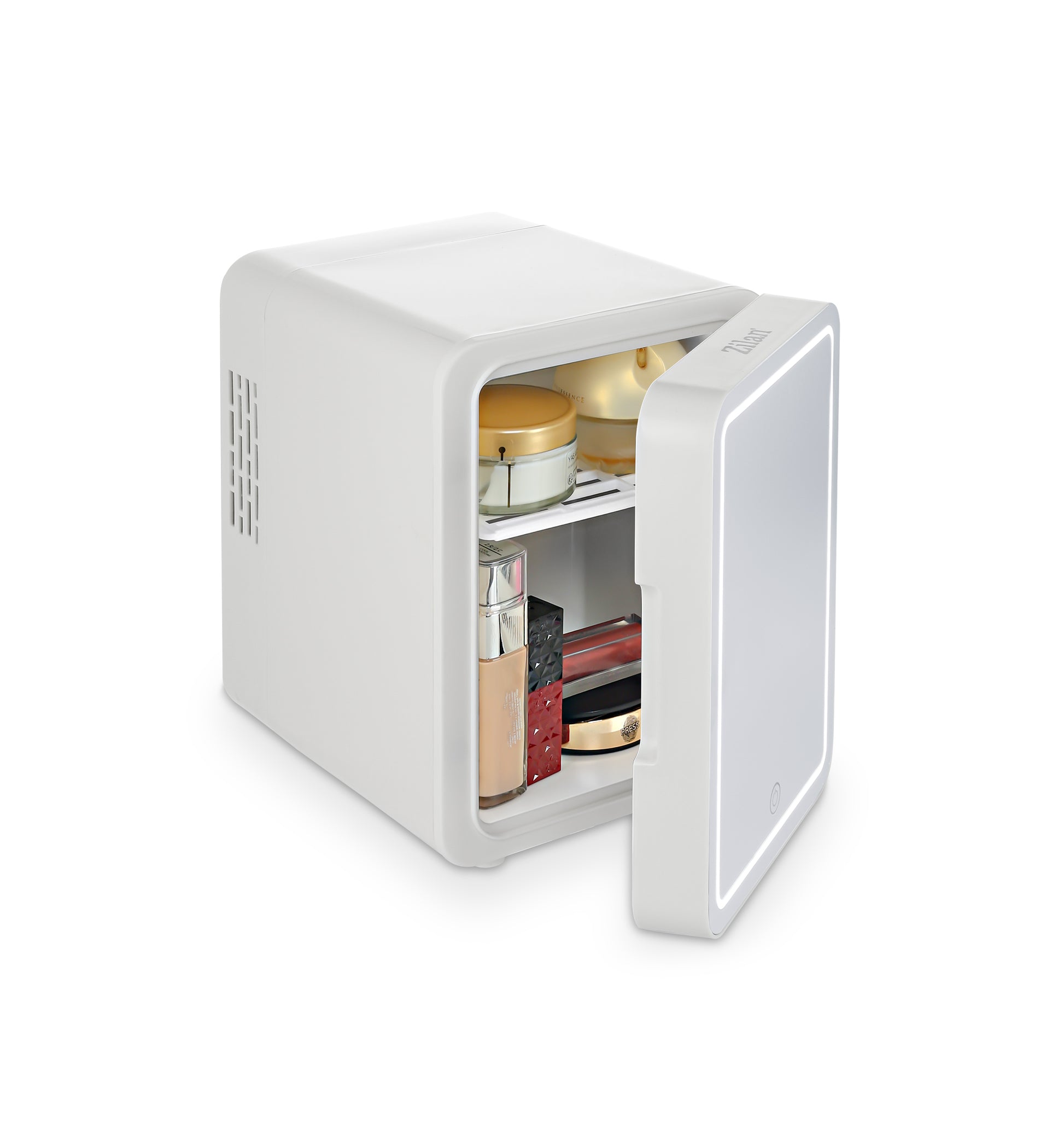 Mini Frigider Zilan ZLN1160 pentru Make Up, capacitate 4L, 36W, Oglinda cu LED, Functie de incalzire si racire