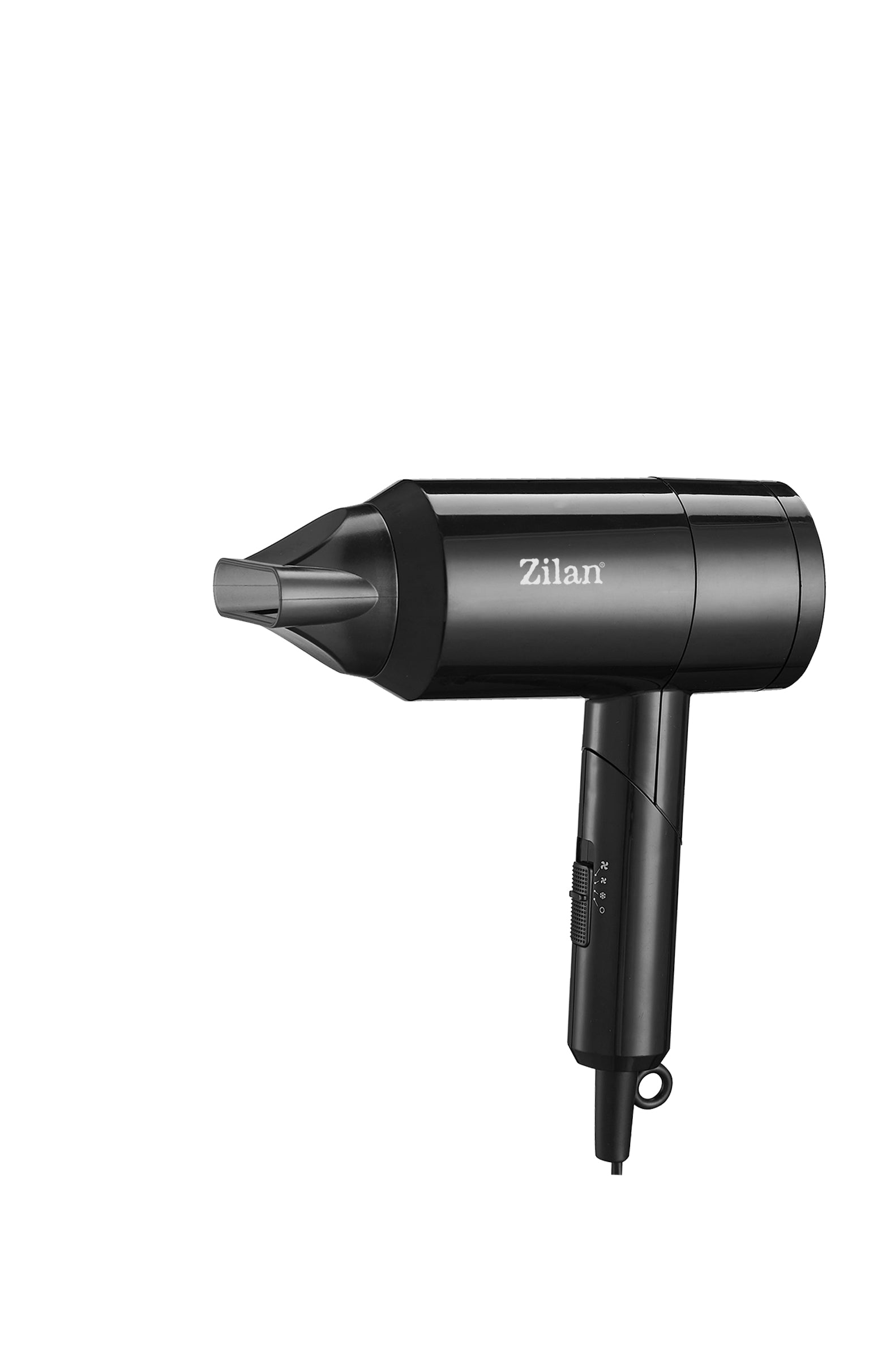 Uscator de par Zilan ZLN9174, Maner pliabil, 3 trepte de temperatura, 1800W, 2 trepte de viteza, Functie ionica,