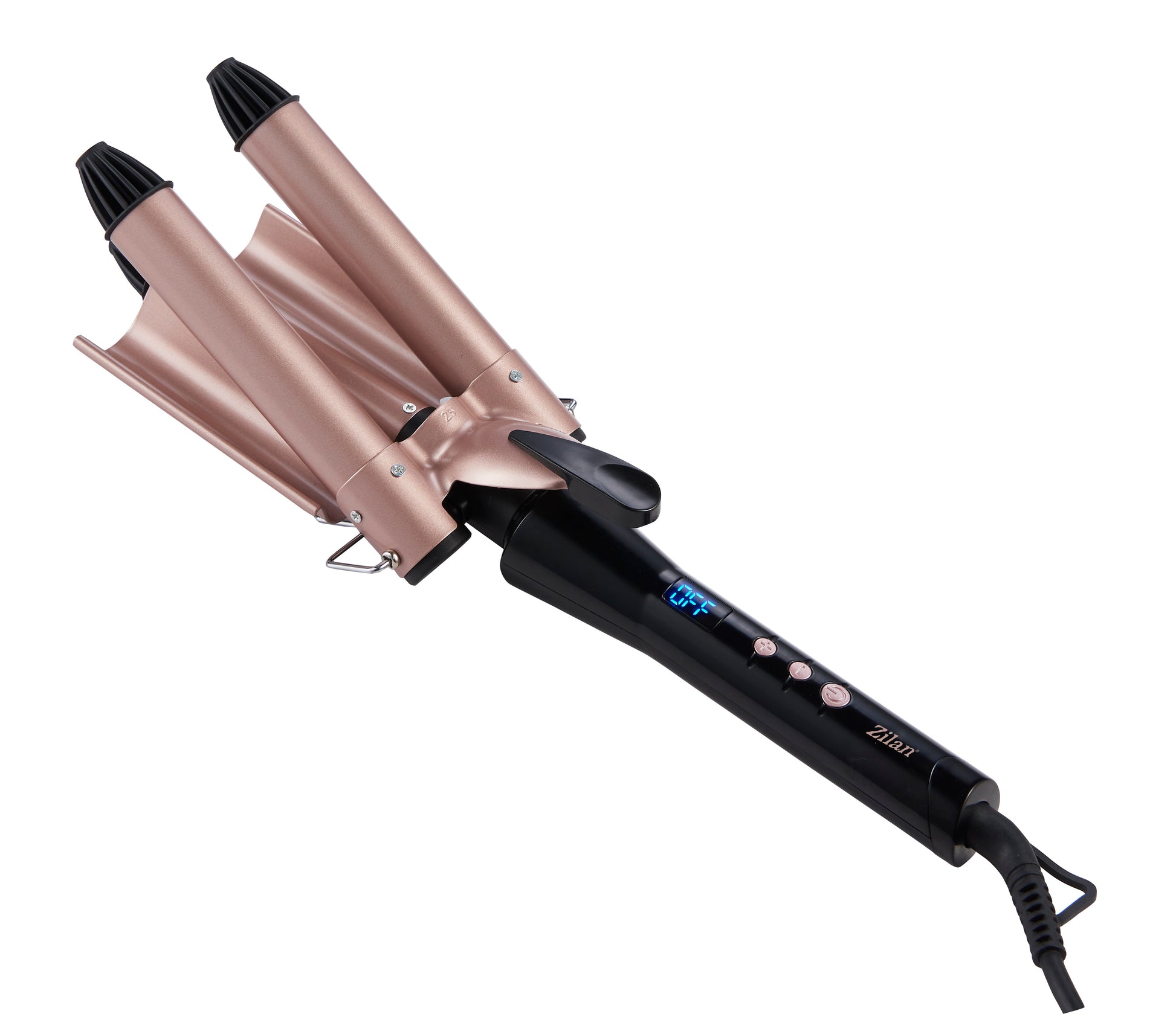 Ondulator de par Zilan ZLN9198 cu 3 elementi, 5 trepte de temperatura, Display LED, 128W
