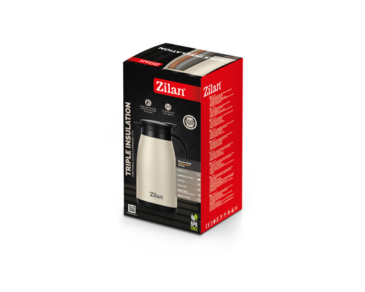 Termos Zilan ZLN0769 din inox, capacitate 1L, metine rece pana la 24 ore si cald pana la 18 ore