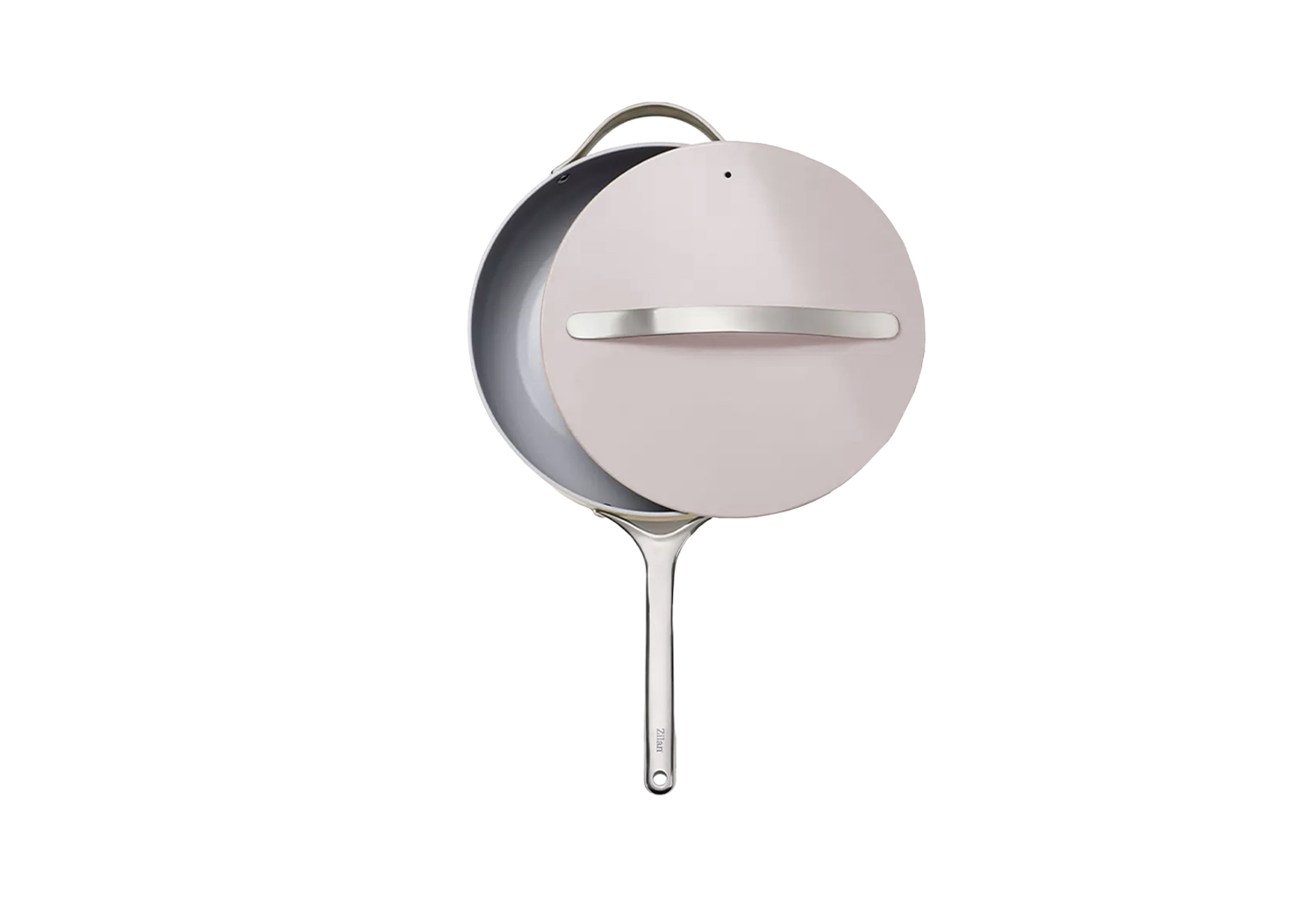 Tigaie inalta cu capac Zilan ZLN0880 din 5 straturi de material, maner inox, 28 cm