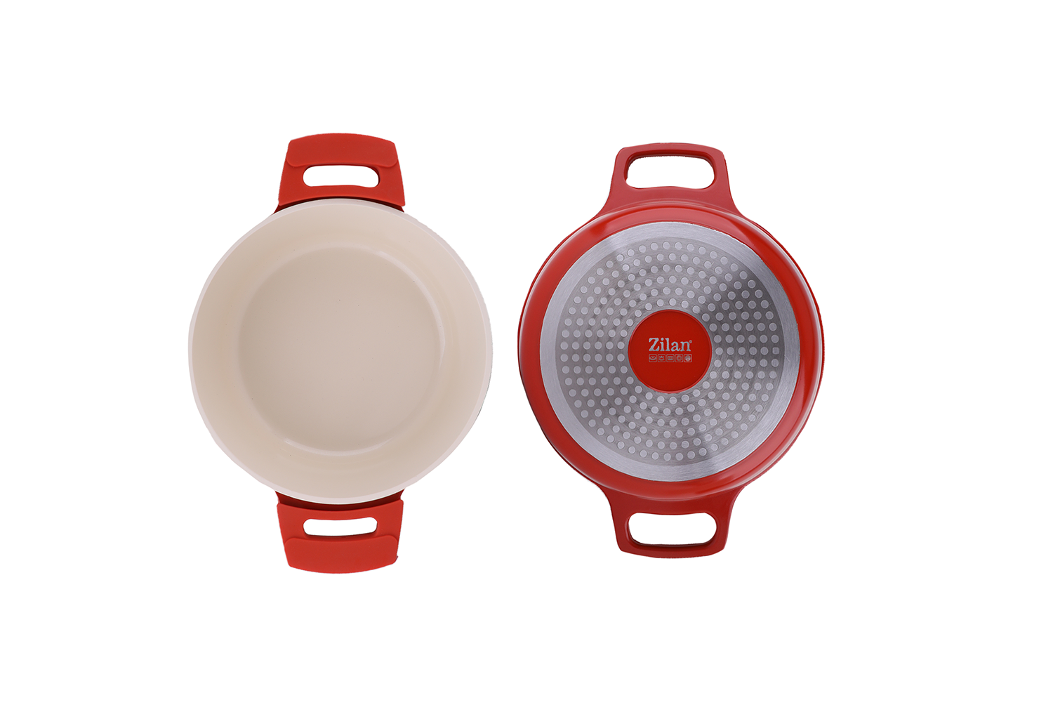 Oala RETRO Zilan ZLN0897 din 5 straturi de material, 24 cm diametru, Capacitate 4L
