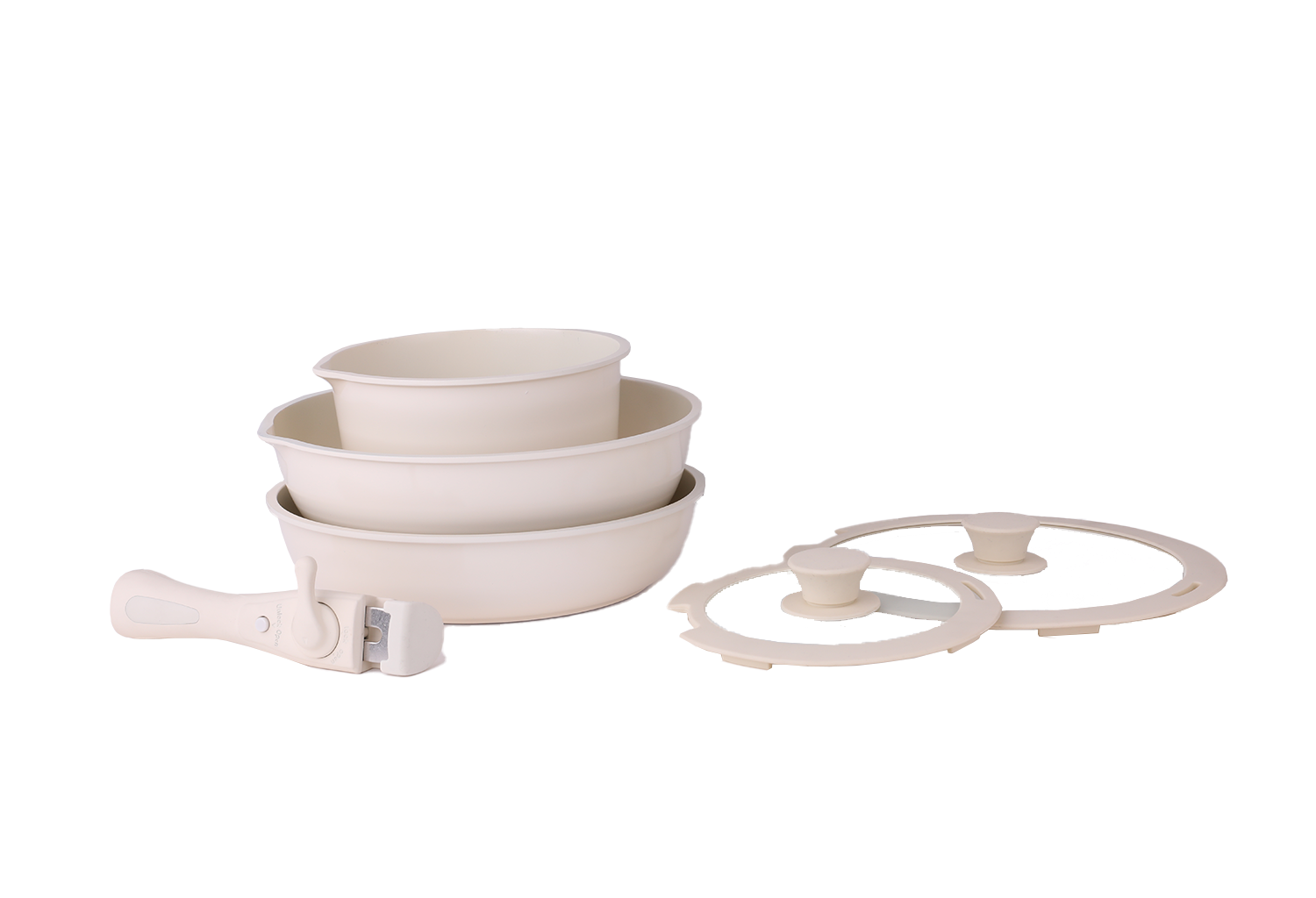Set vase de gatit Zilan ZLN0965 din 8 piese, 5 straturi de material, compatibil cuptor