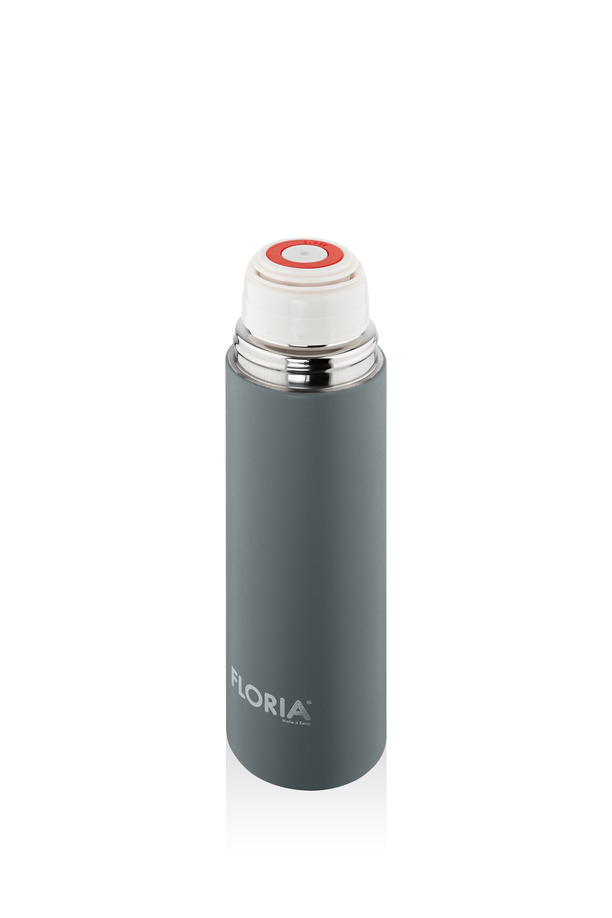 Termos Zilan ZLN0745 din inox, capacitate 500ml, 3 capace care pot fi folosite pe post de cana