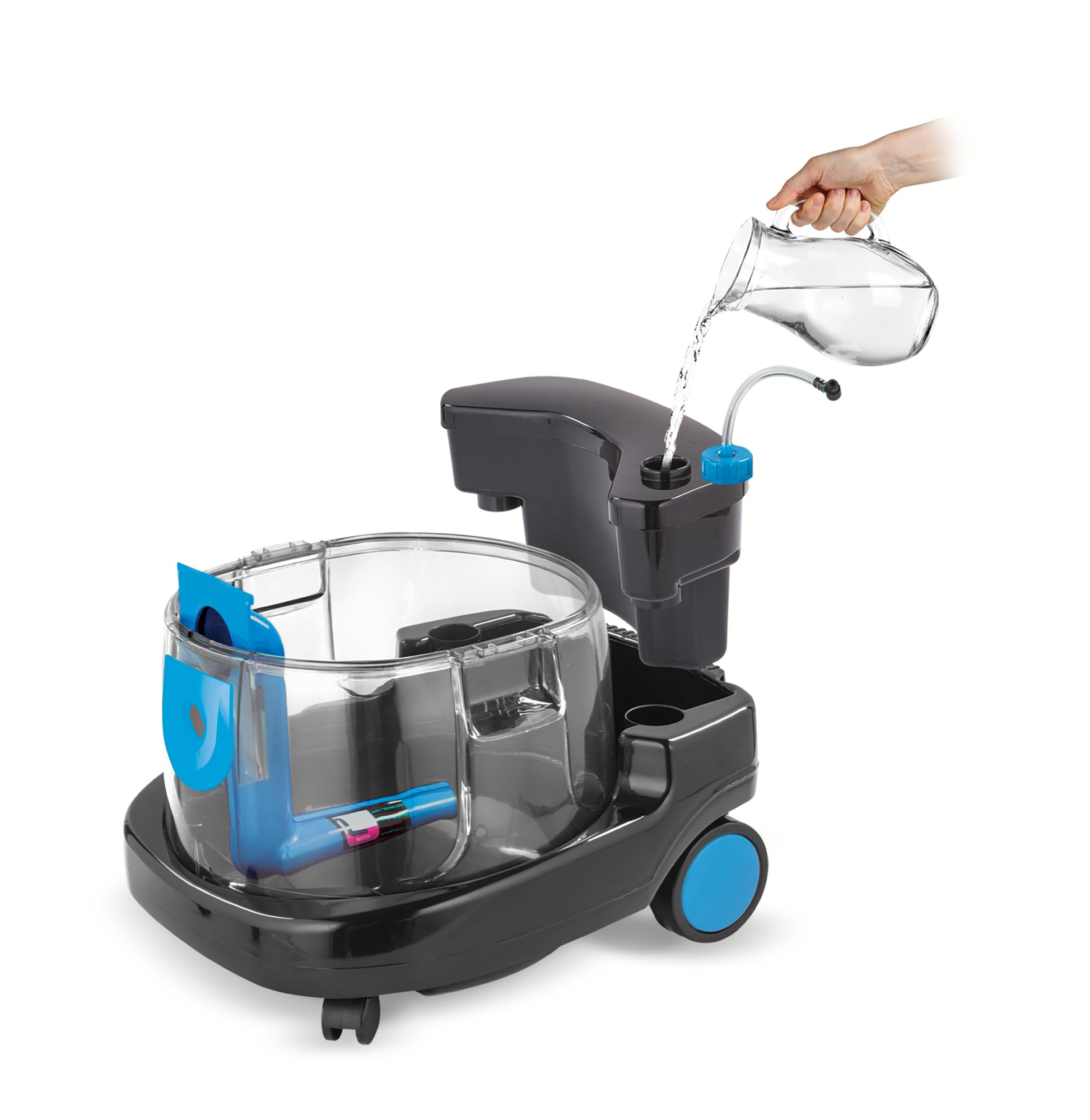 Aspirator profesional Zilan ZLN2013 cu spalare injectie extractie, aspirare uscata si umeda, 2200W