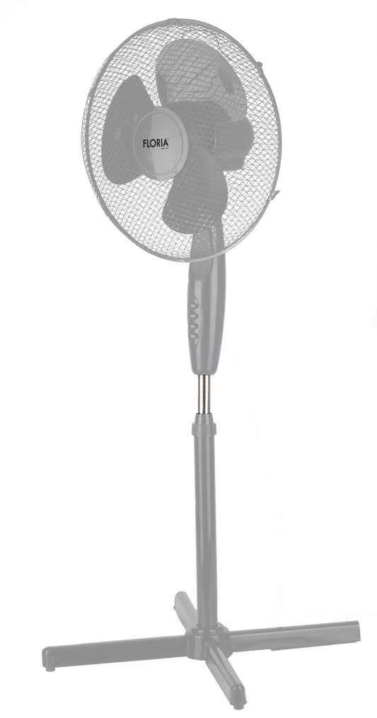 Ventilator cu picior Floria ZLN-0996, 3 trepte de viteza, inaltime reglabila, Rotire stanga-dreapta, Unghi inclinare reglabil, 40W