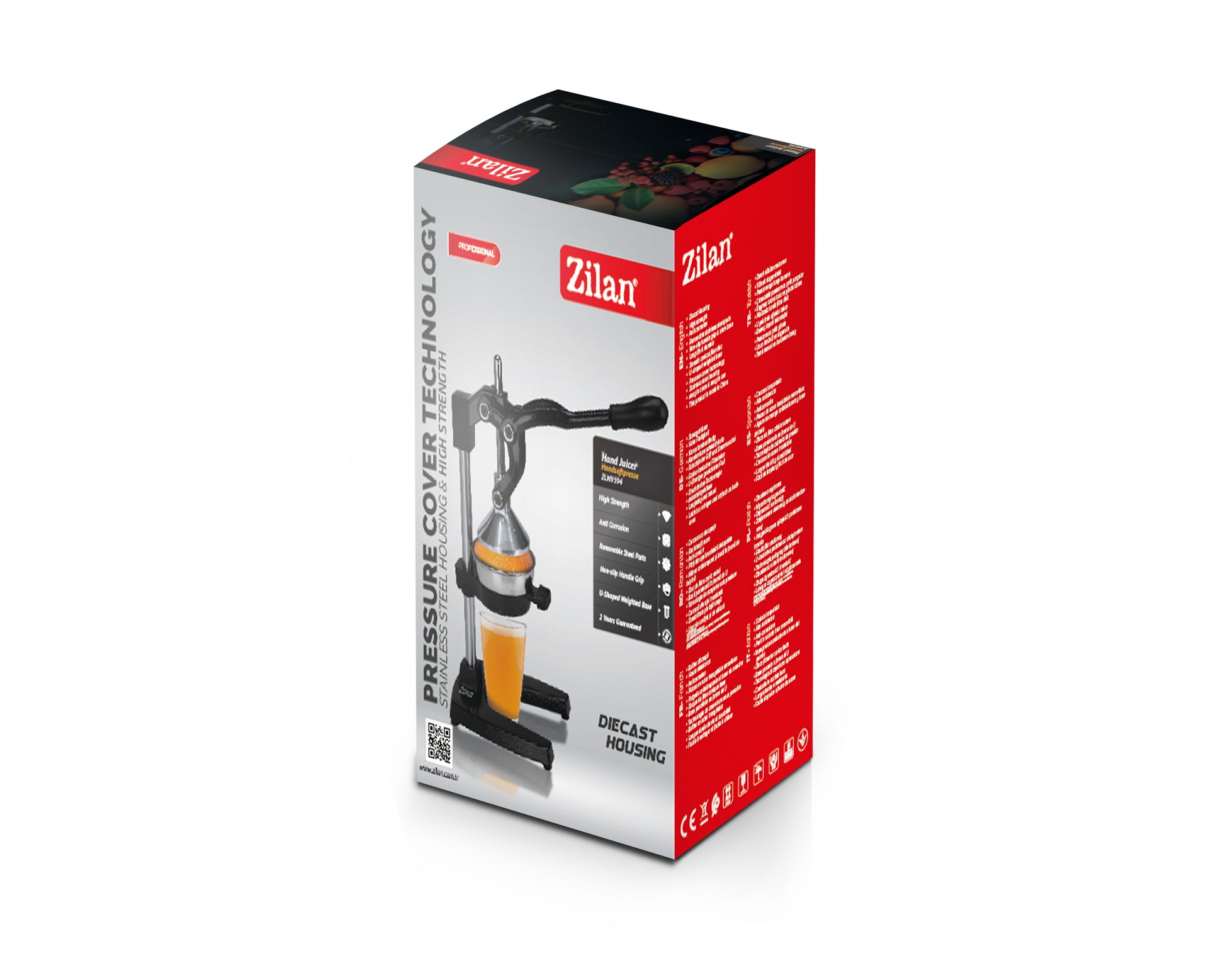 Storcator de citrice manual Zilan ZLN9594, putere mare de stoarcere, anti coroziune, durabil
