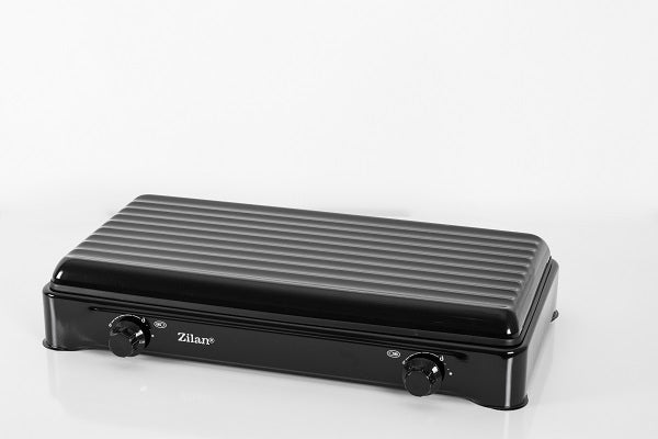 Aragaz 2 ochiuri ZILAN ZLN-0025,culoare negru utilizare numai GPL butelie,