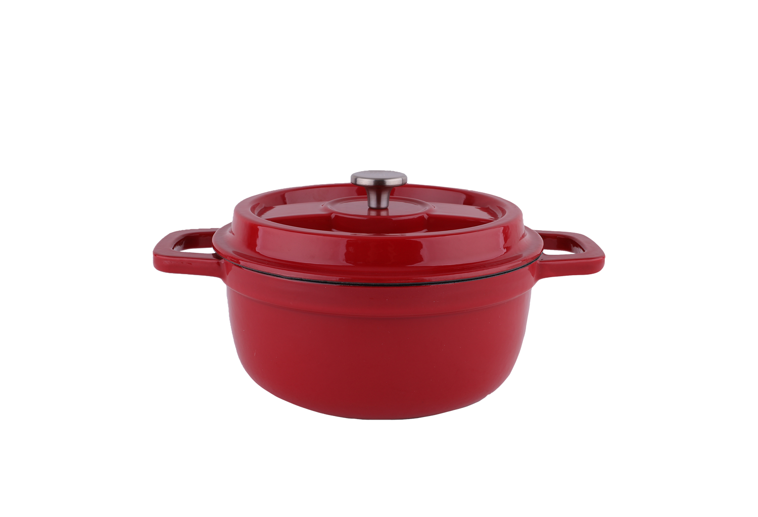 Oala Zilan ZLN0941, Din fier turnat sub presiune puternica, 2.6L, Diametru 22 cm, Inaltime 10 cm, Compatibila cuptor si masina de spalat vase