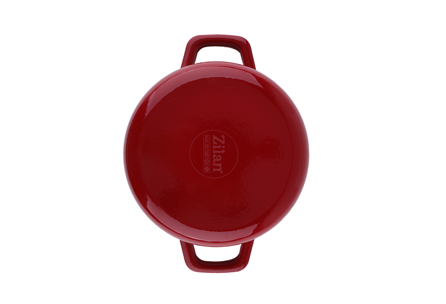 Oala Zilan ZLN0941, Din fier turnat sub presiune puternica, 2.6L, Diametru 22 cm, Inaltime 10 cm, Compatibila cuptor si masina de spalat vase