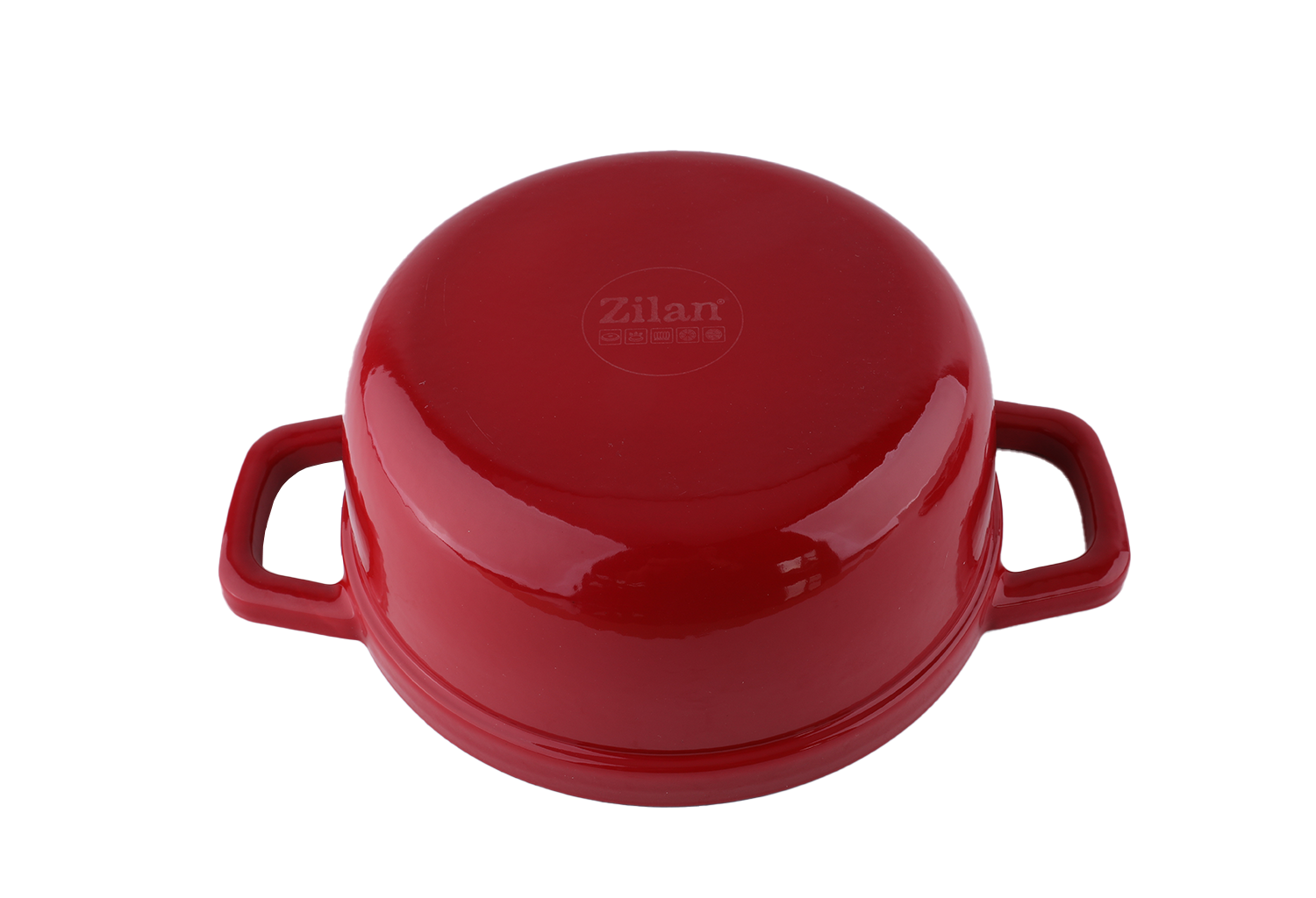 Oala Zilan ZLN0941, Din fier turnat sub presiune puternica, 2.6L, Diametru 22 cm, Inaltime 10 cm, Compatibila cuptor si masina de spalat vase